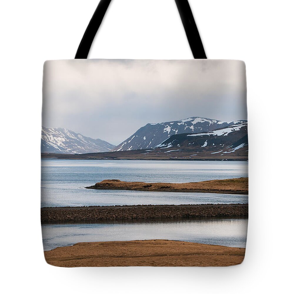 Icelandic Tote Bag featuring the photograph Icelandic mountain Landscape #2 by Michalakis Ppalis
