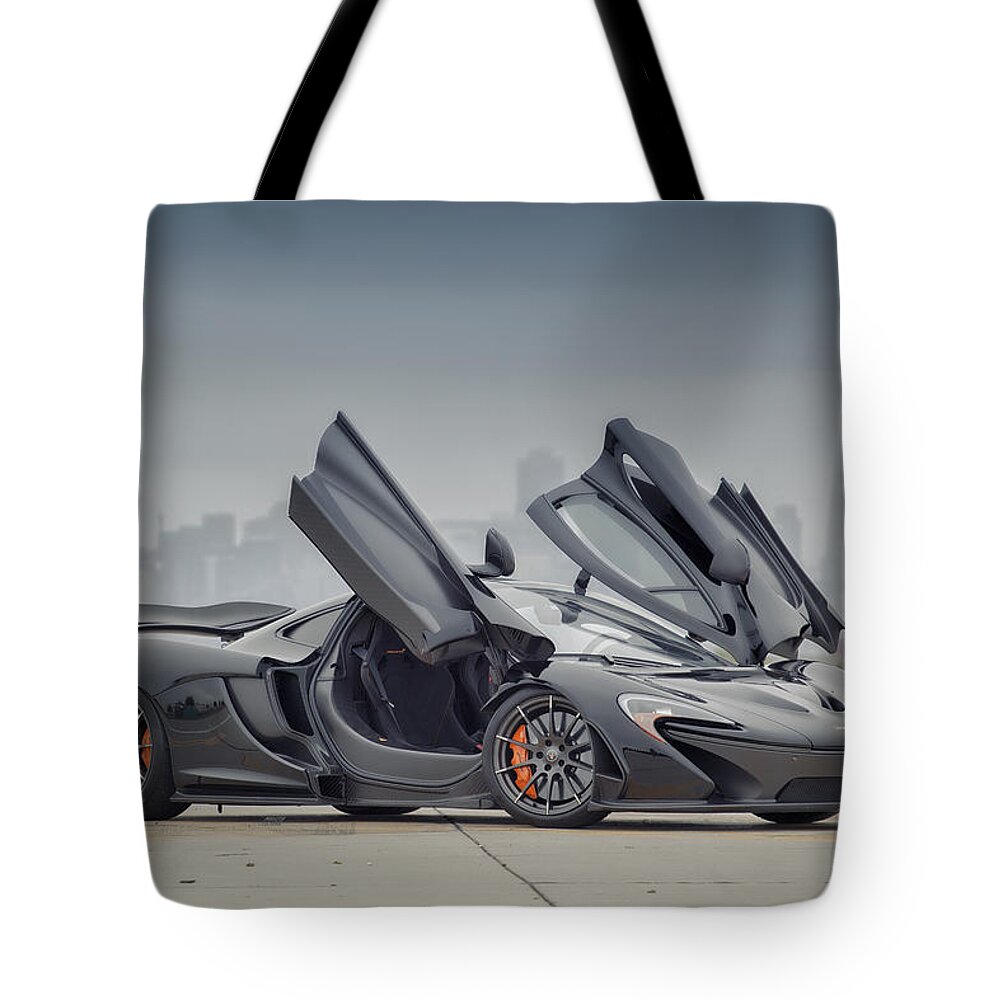 Mclaren Tote Bag featuring the photograph McLaren P1 #2 by ItzKirb Photography