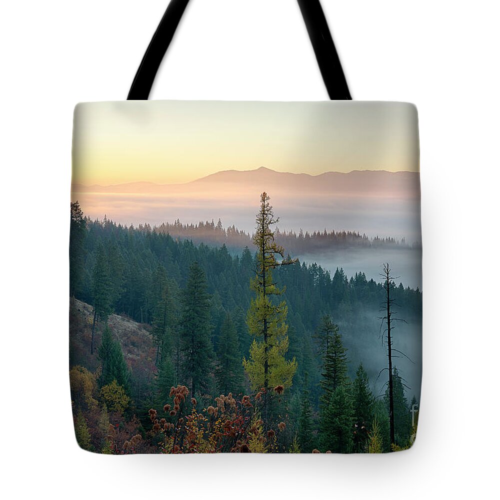 4th Of July Pass Tote Bag featuring the photograph Morning Glow #2 by Idaho Scenic Images Linda Lantzy