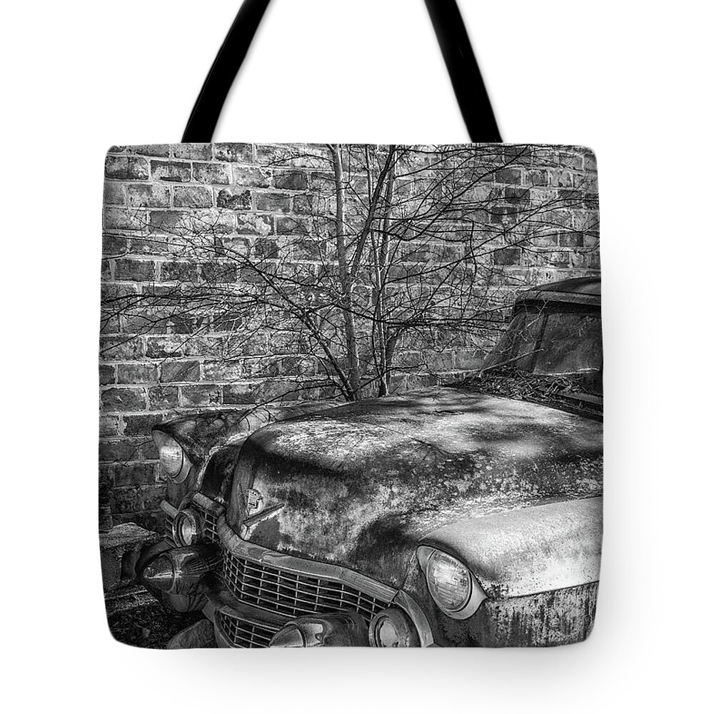 Old Cadillac Tote Bag featuring the photograph Old Cadillac #2 by Matthew Pace