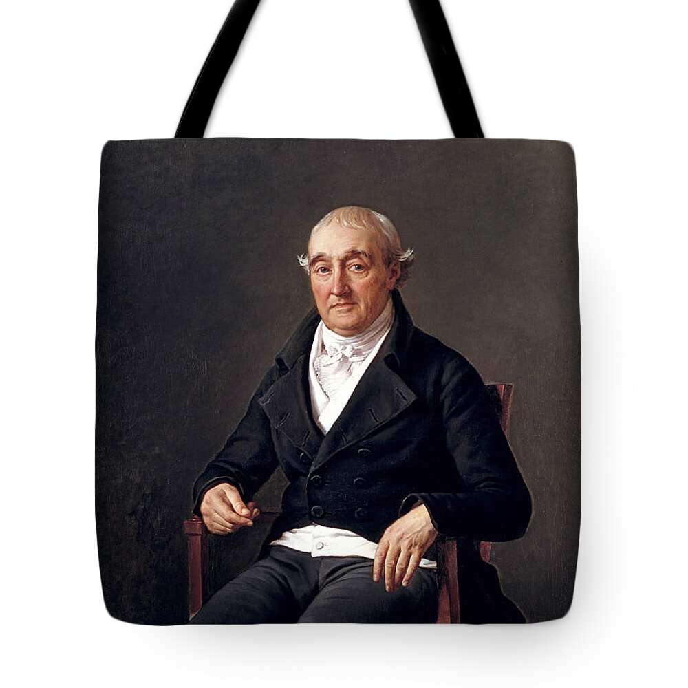 Jacques-louis David Tote Bag featuring the painting Portrait of Cooper Penrose by Louis David