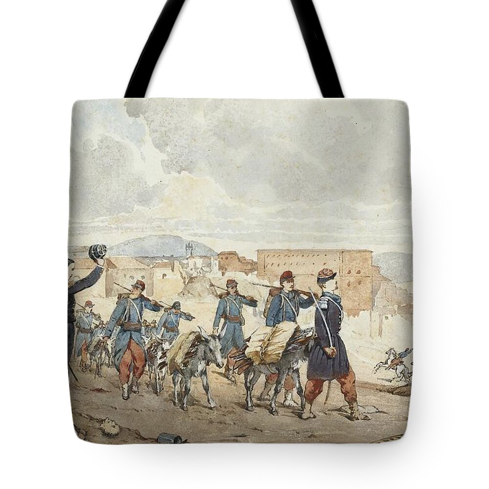 Franois D'orlans Tote Bag featuring the painting Prince De Joinville #2 by MotionAge Designs