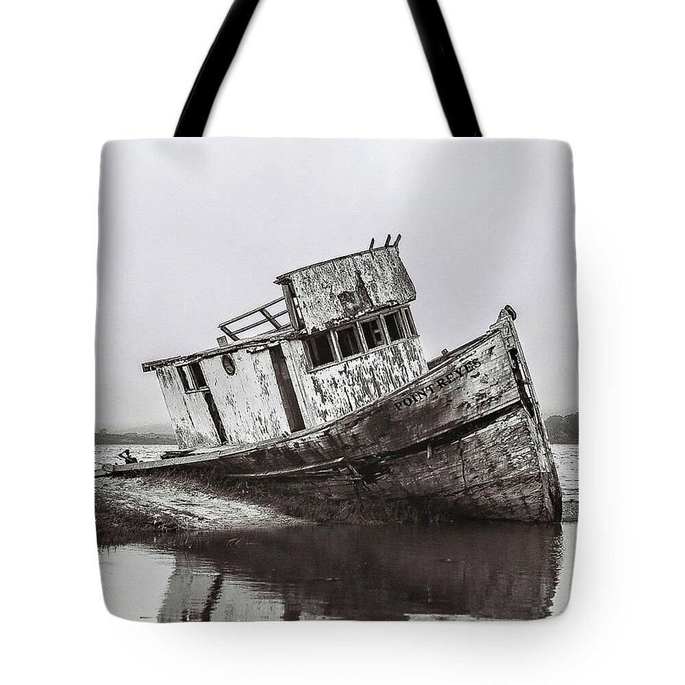 Pt Reyes Tote Bag featuring the photograph Pt Reyes #2 by Mike Ronnebeck