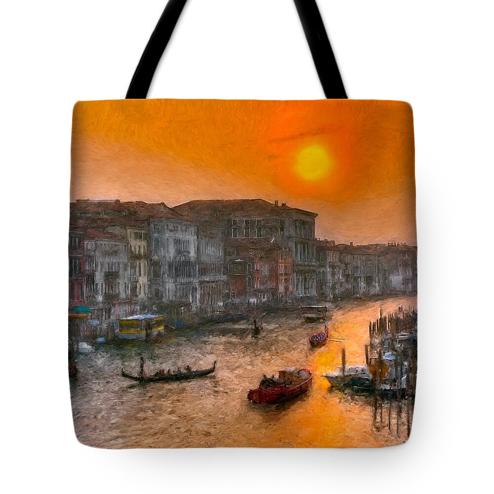 Venice Tote Bag featuring the photograph Riva del Ferro. Venezia #2 by Juan Carlos Ferro Duque