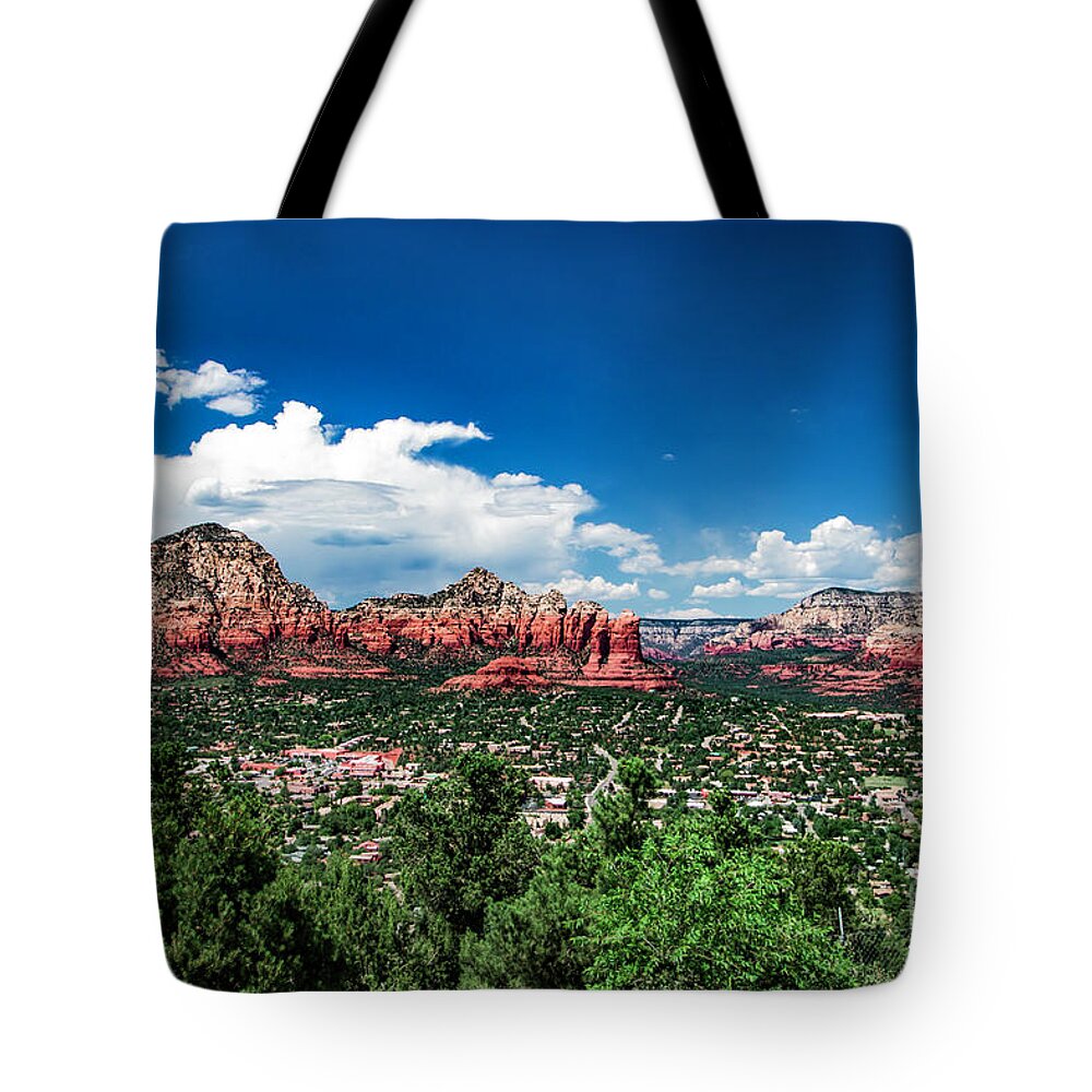 Landscape Tote Bag featuring the photograph Sedona #2 by Mark Jackson