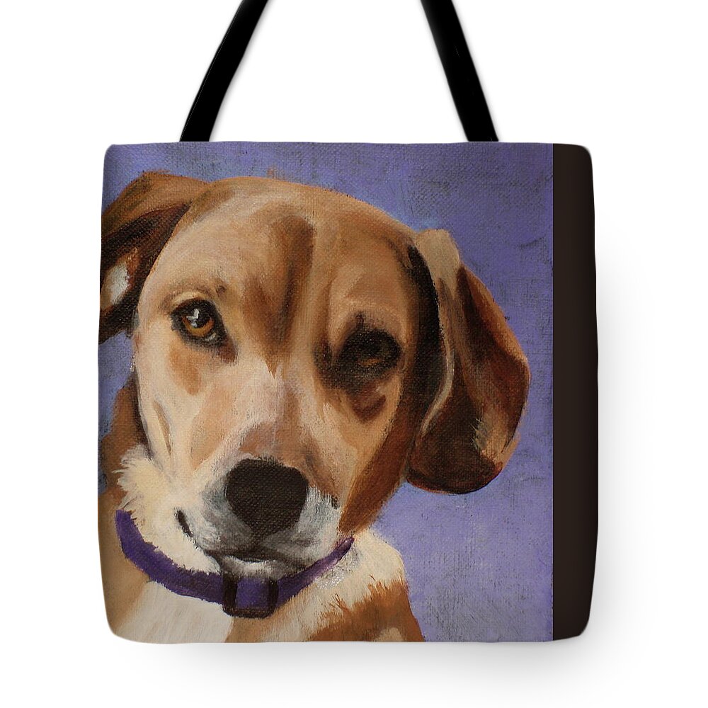 Shih Tzu Tote Bag featuring the painting Sophie #1 by Carol Russell