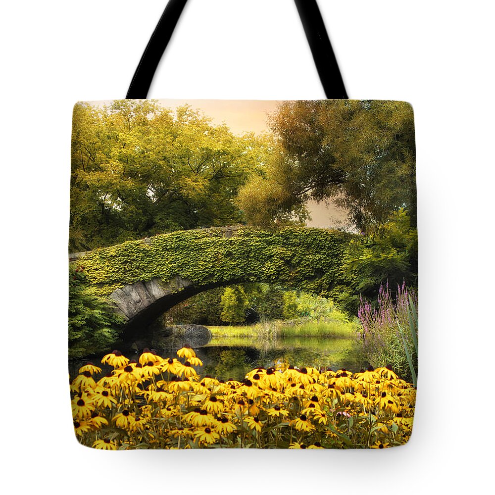 Bridge Tote Bag featuring the photograph Summer in the City #1 by Jessica Jenney