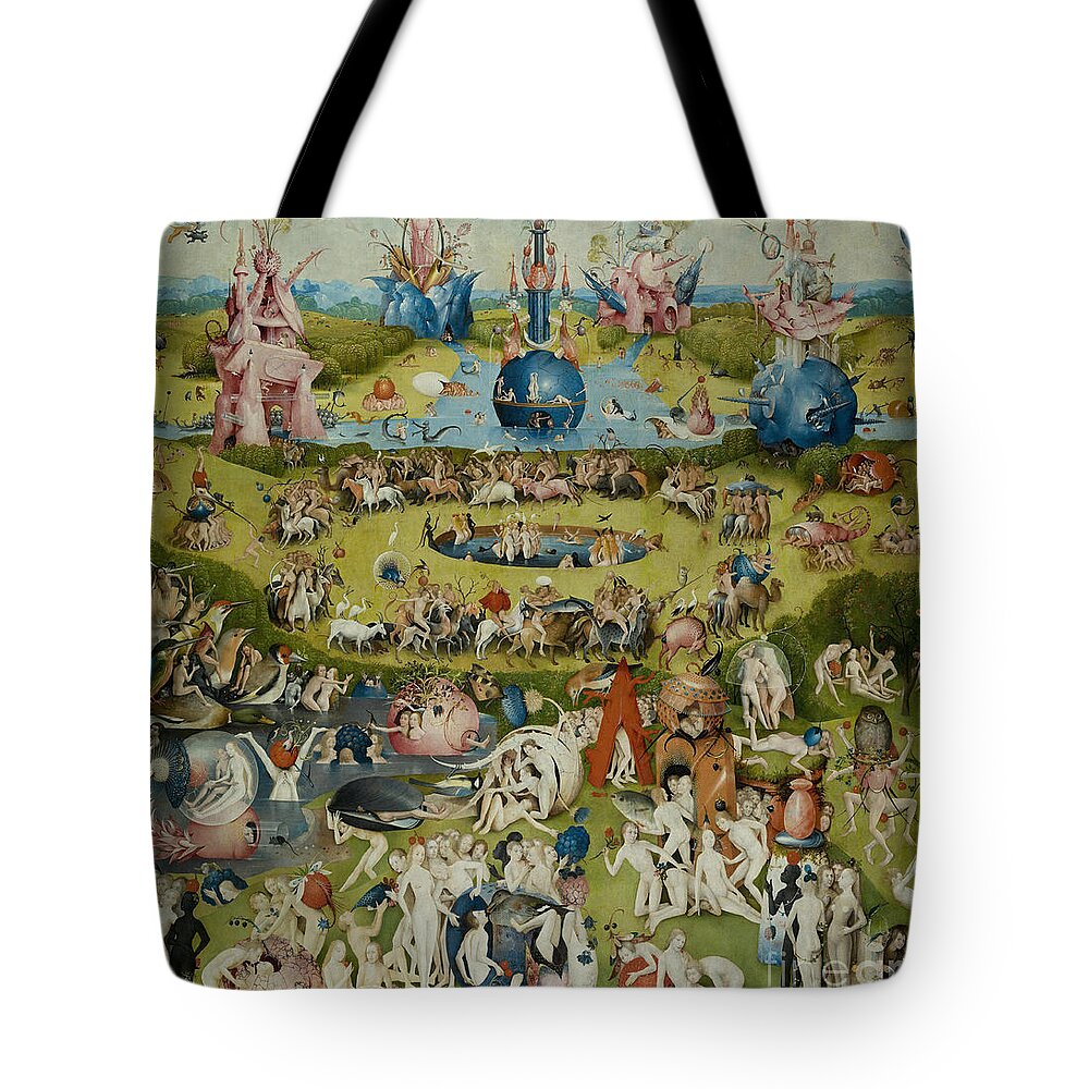 Bosch Tote Bag featuring the painting The Garden of Earthly Delights by Hieronymus Bosch