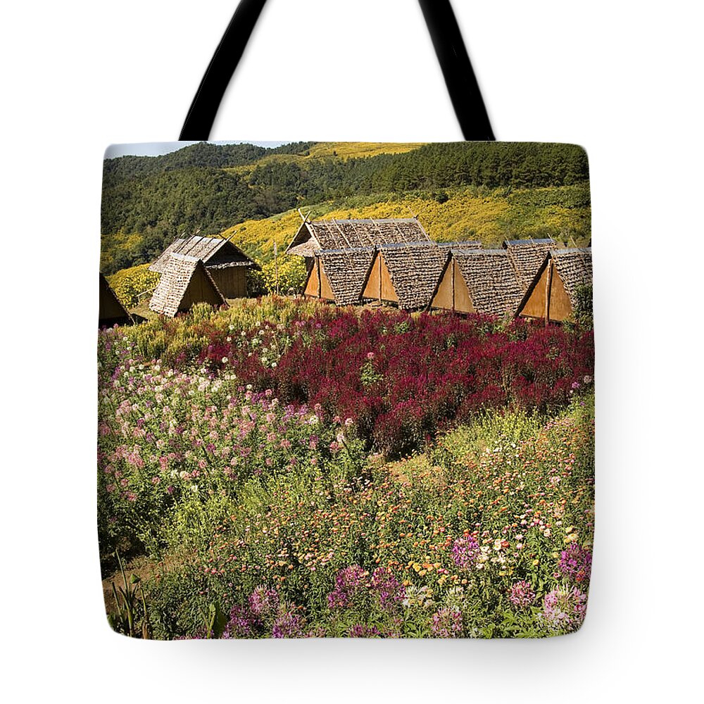 Beautiful Tote Bag featuring the photograph Toong Bua Tong Forest Park #2 by Bill Brennan - Printscapes