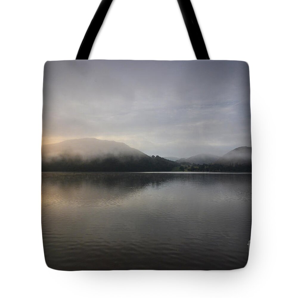 Ullswater Tote Bag featuring the photograph Ullswater by Smart Aviation
