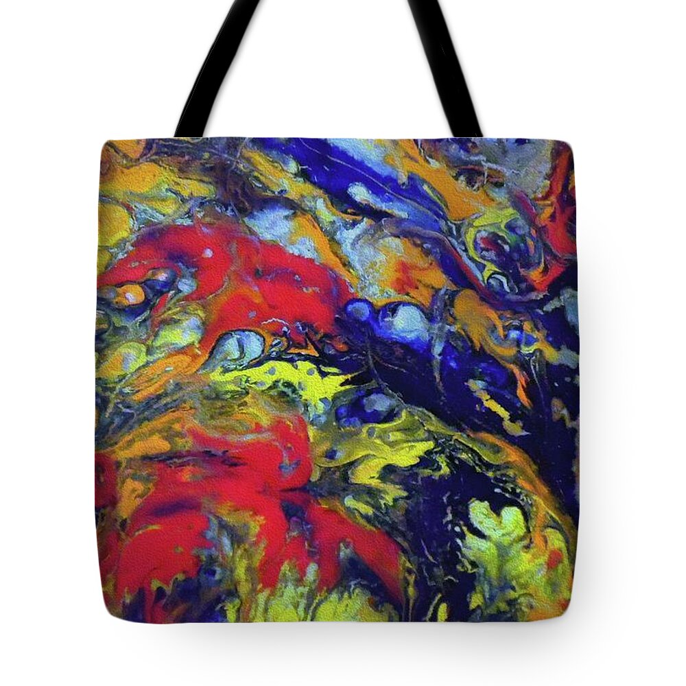 Resin Artist Tote Bag featuring the painting Unforgettable #2 by Jane Biven