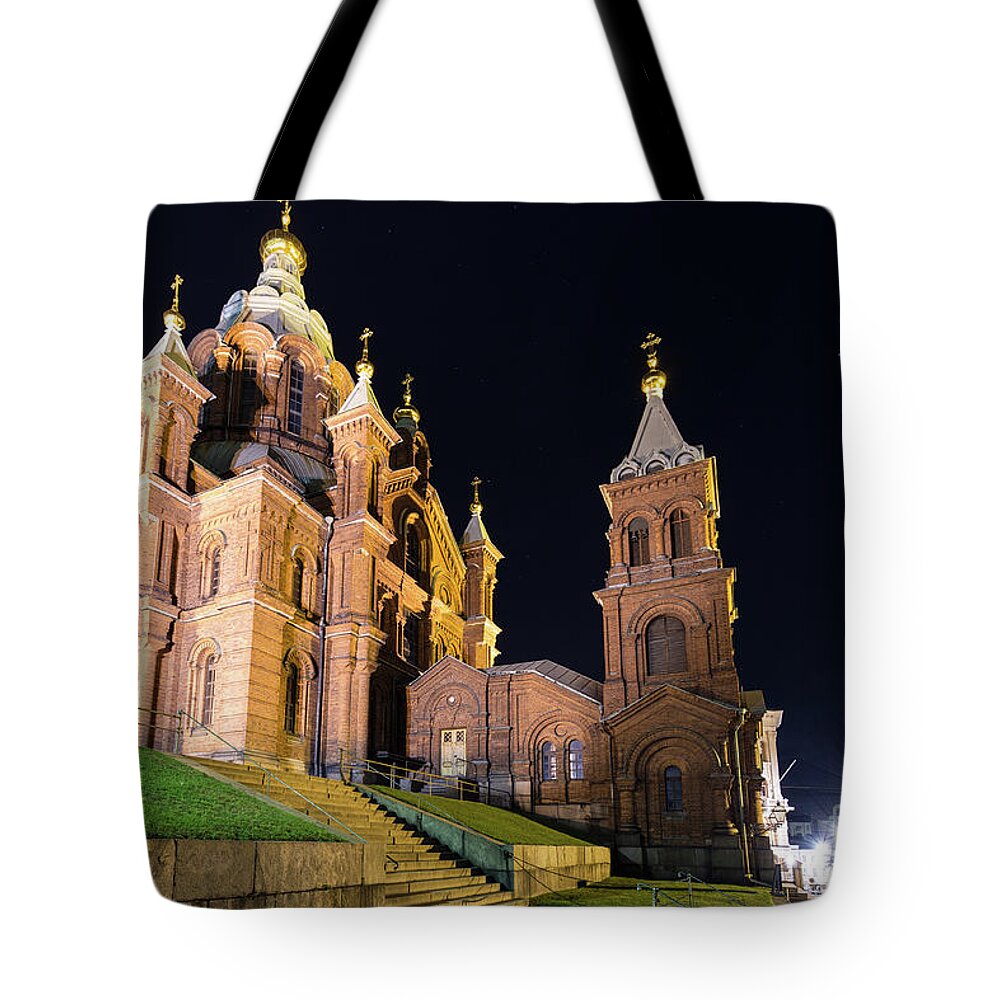 Europe Tote Bag featuring the photograph Uspenski Cathedral in Helsinki, Finland #2 by Didier Marti
