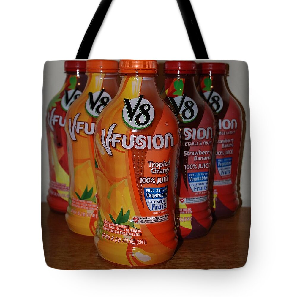 V8 Tote Bag featuring the photograph V8 Fusion #2 by Rob Hans