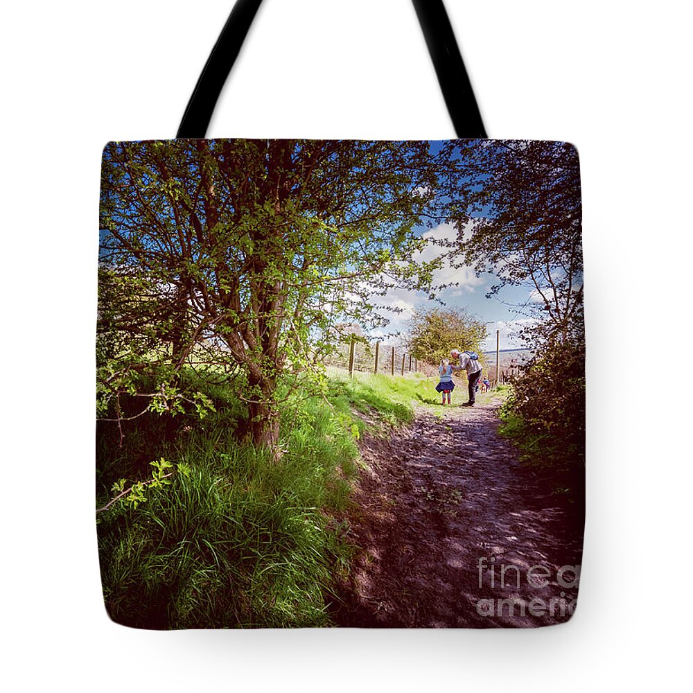 D90 Tote Bag featuring the photograph Walking in Riddlesden by Mariusz Talarek