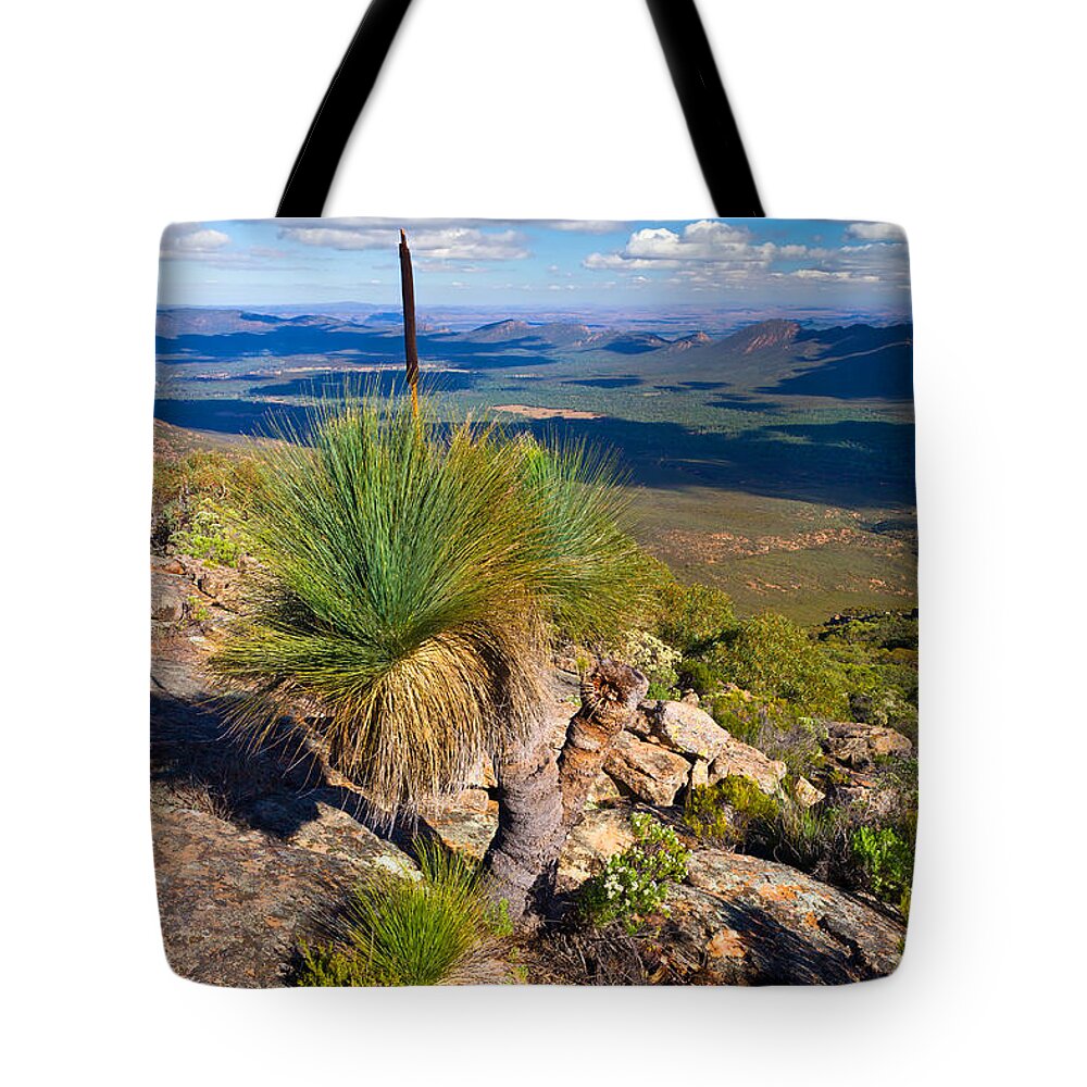 Wilpena Pound St Mary Peak Flinders Ranges South Australia Australian Landscape Landscapes Outback Tote Bag featuring the photograph Wilpena Pound by Bill Robinson