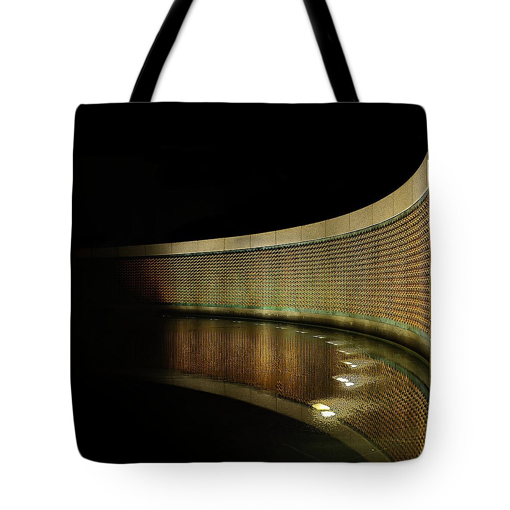Metro Tote Bag featuring the photograph World War II Memorial - Stars #2 by Metro DC Photography