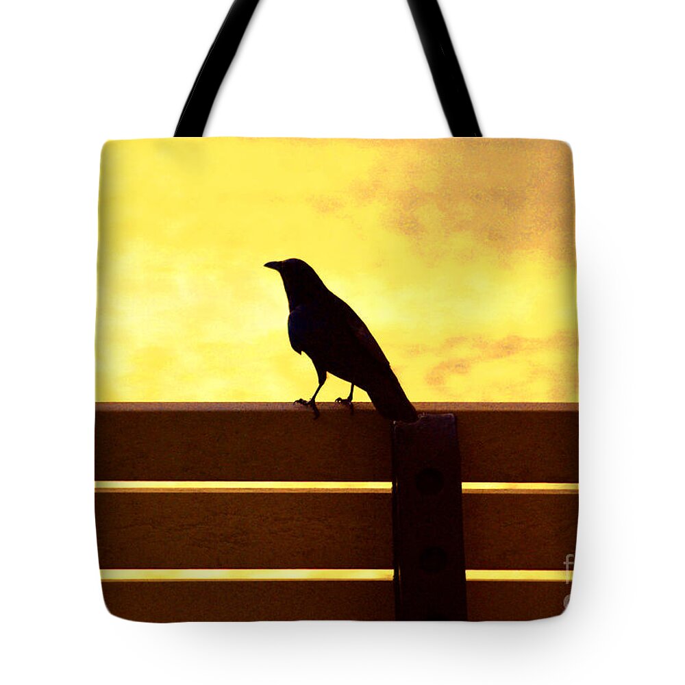 Bird Tote Bag featuring the photograph 20- Waiting by Joseph Keane