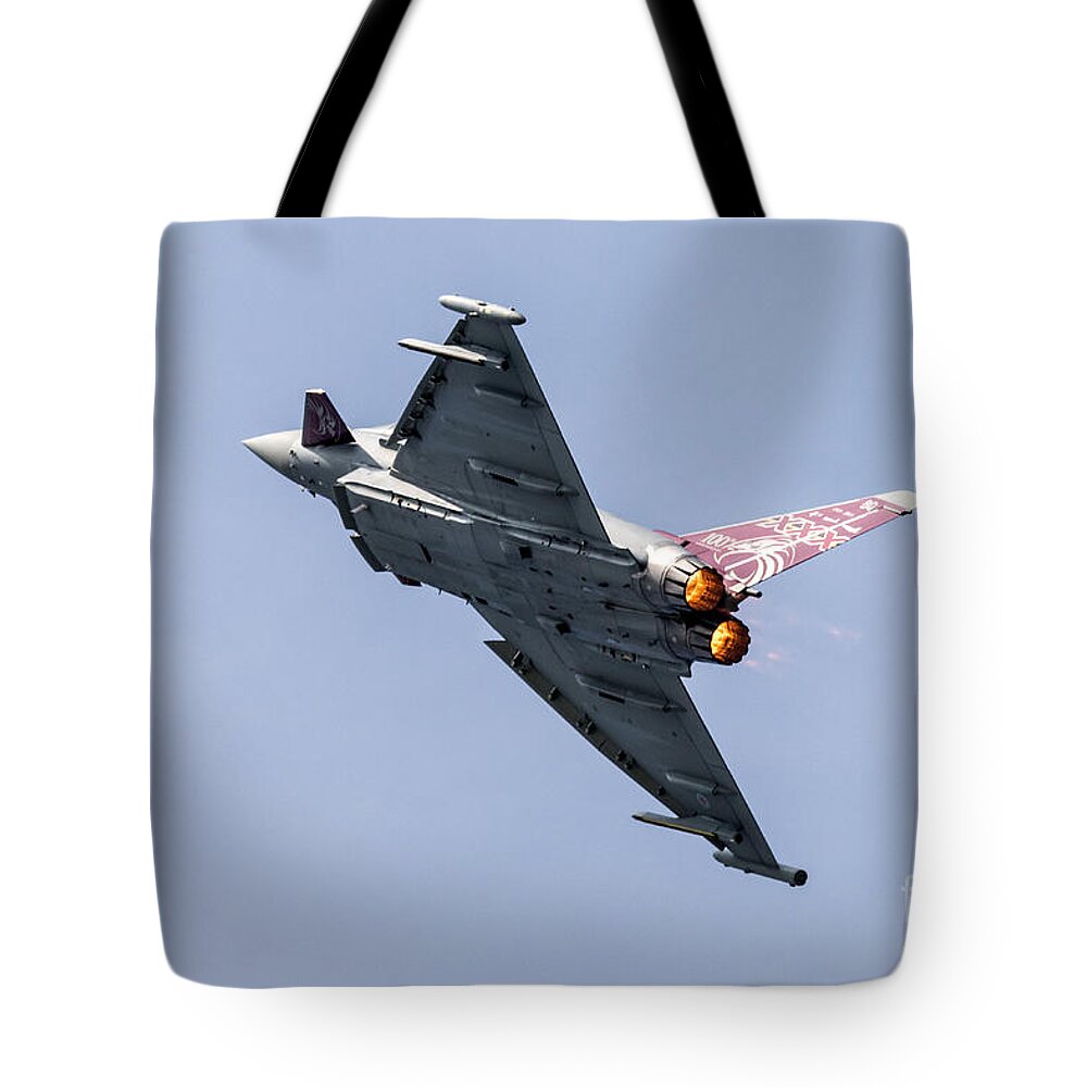 Raf Tote Bag featuring the digital art 2015 Display Typhoon by Airpower Art
