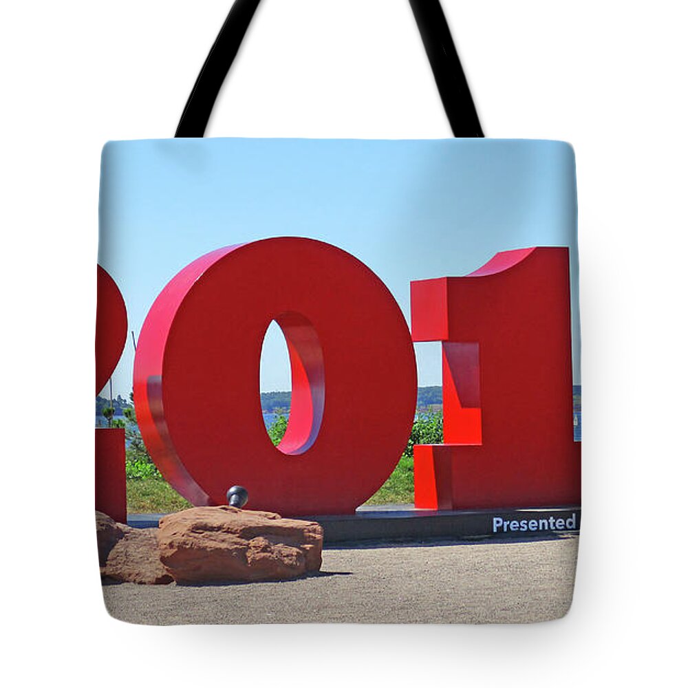 2017 Tote Bag featuring the photograph 2017 by Randall Weidner