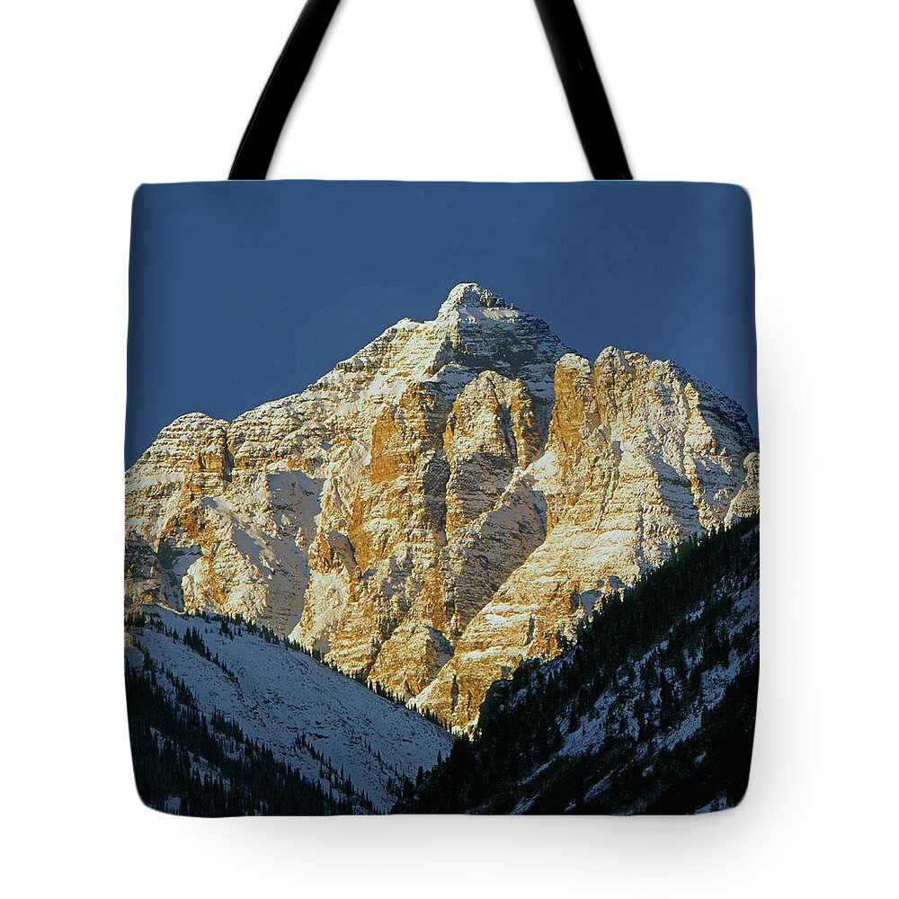 210418 Tote Bag featuring the photograph 210418 Pyramid Peak by Ed Cooper Photography