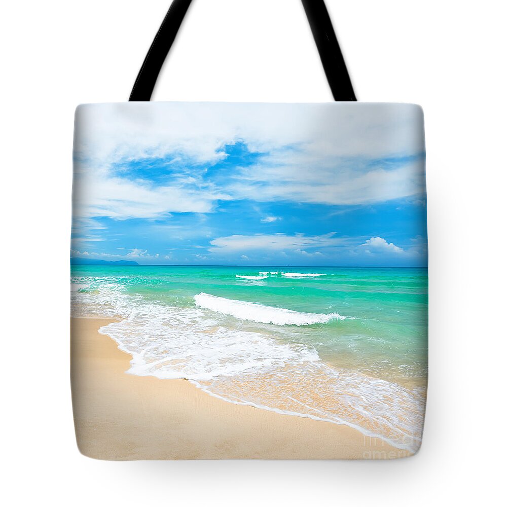 Beach Tote Bag featuring the photograph Beach by MotHaiBaPhoto Prints