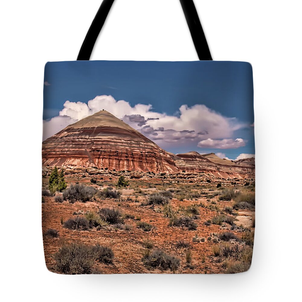 Capitol Reef National Park Tote Bag featuring the photograph Capitol Reef National Park Catherdal Valley #24 by Mark Smith
