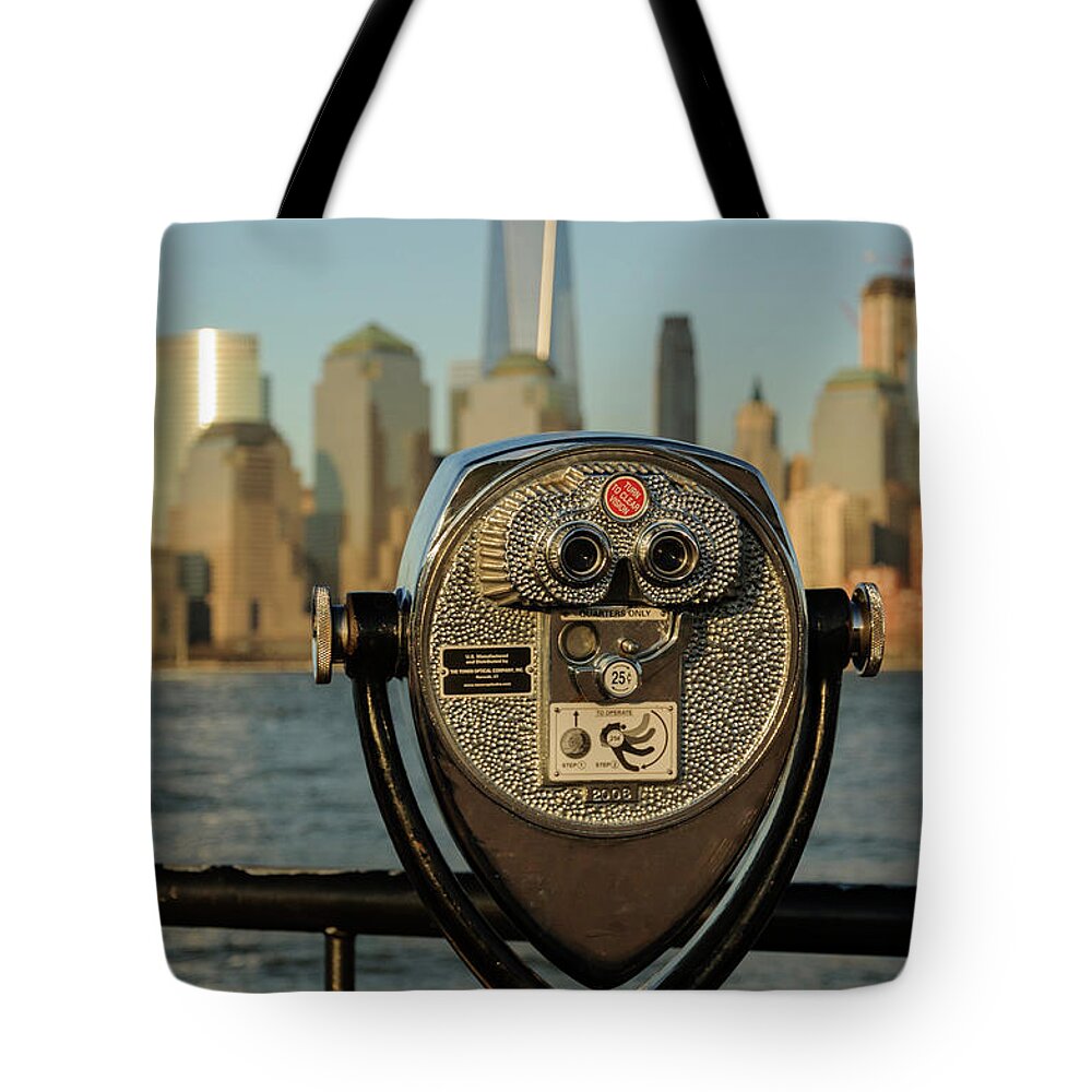Nyc Tote Bag featuring the photograph 25 Cents A View by Debra Fedchin