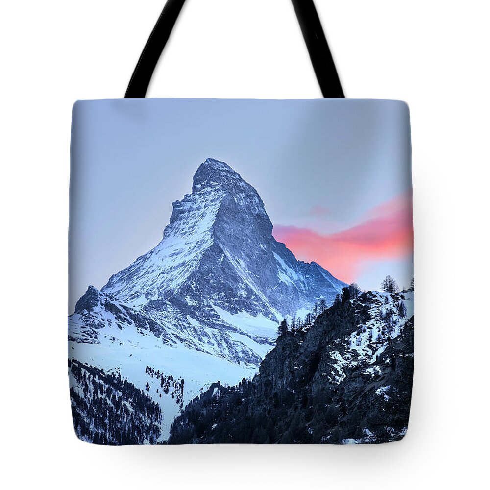 Matterhorn Tote Bag featuring the photograph Zermatt - Switzerland #25 by Joana Kruse