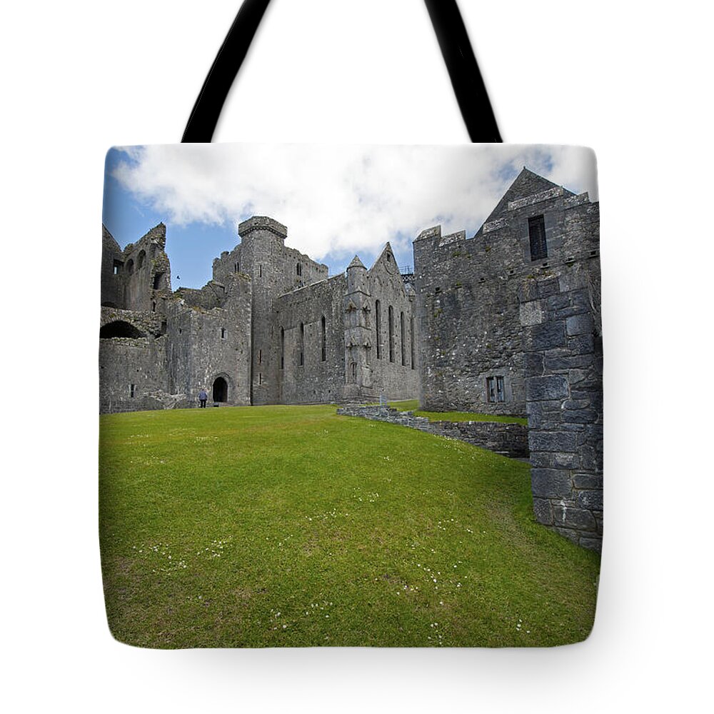 Rock Of Cashel Tote Bag featuring the photograph 257 rock of Cashel by Cindy Murphy - NightVisions 