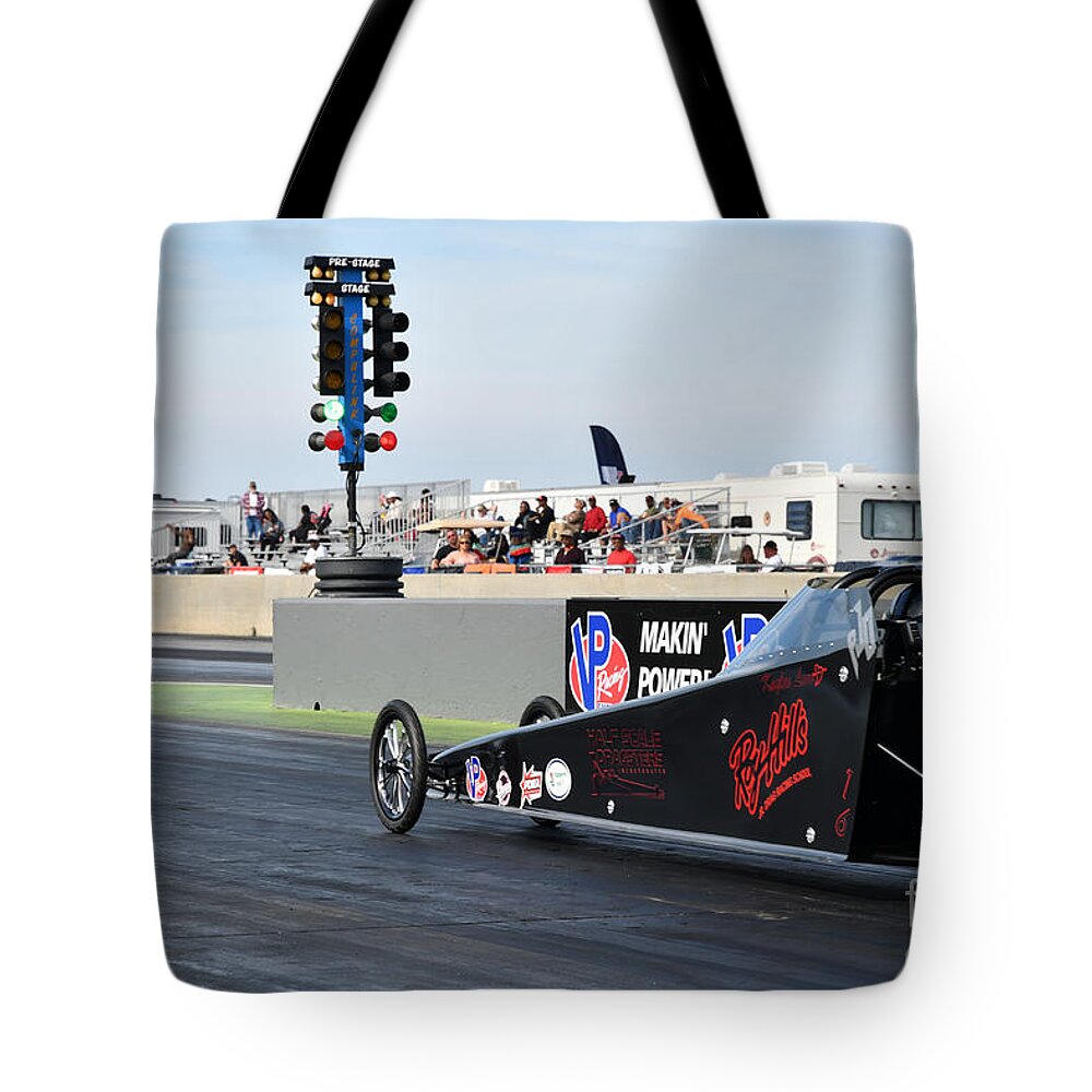 Drag Tote Bag featuring the photograph Junior Drag Racing March 2017 #27 by Jack Norton