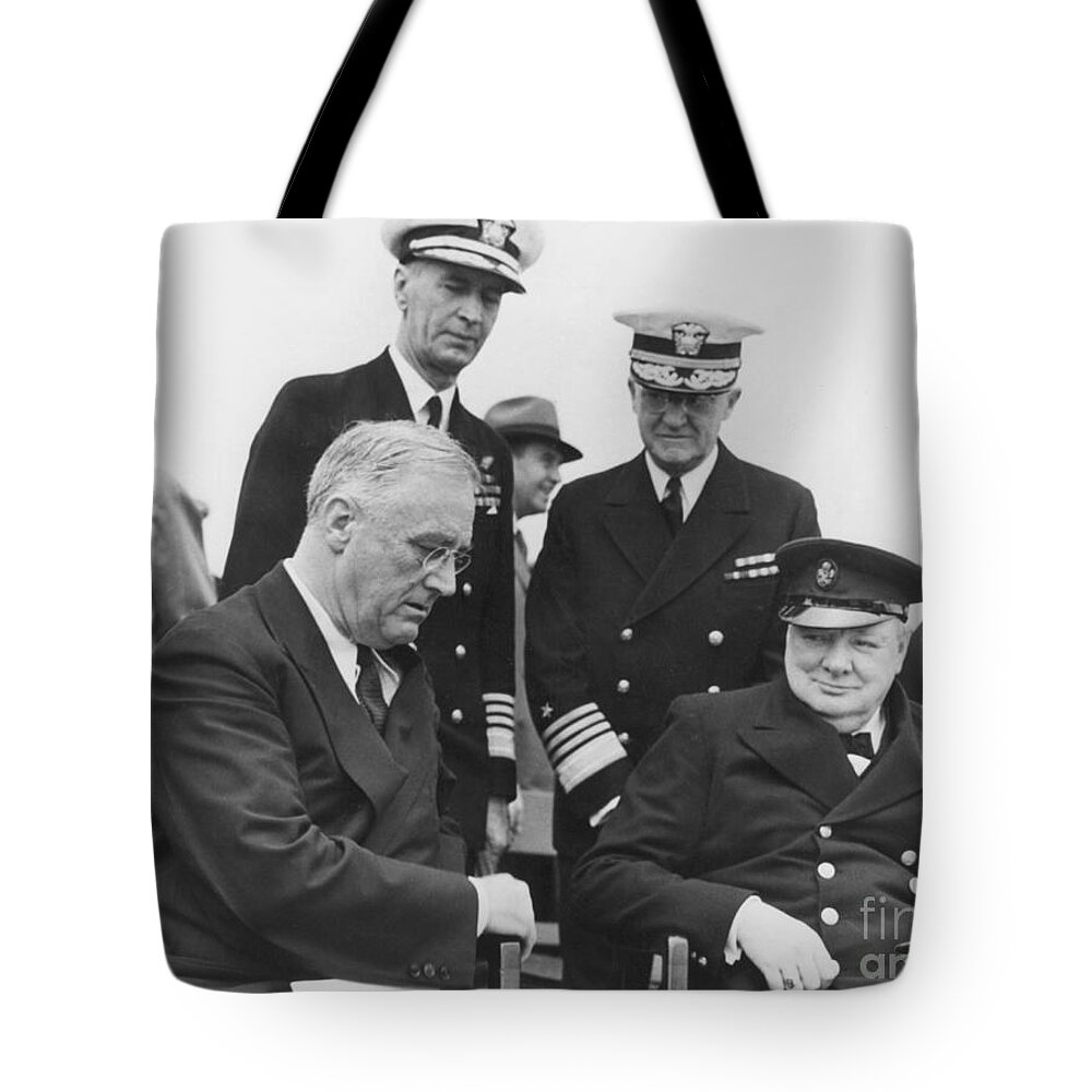 1941 Tote Bag featuring the photograph Franklin Delano Roosevelt #29 by Granger