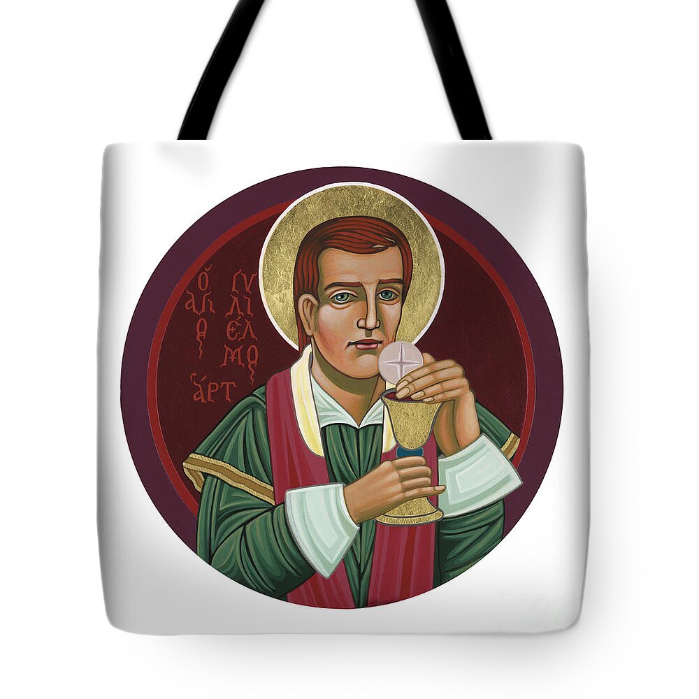 Holy Martyr Blessed William Hart-1583 Tote Bag featuring the painting 297 Holy Martyr Blessed William Hart -1583 by William Hart McNichols