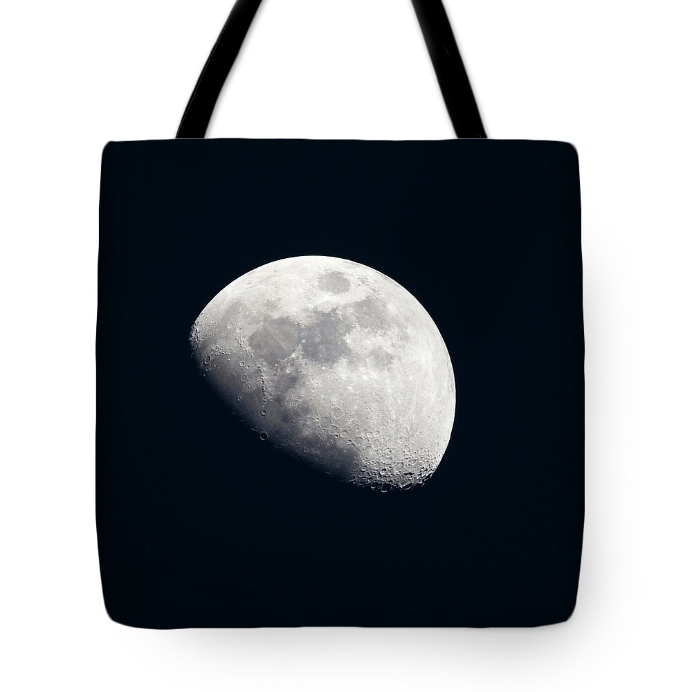 Moon Tote Bag featuring the photograph 3/4 Time by Valerie Cason