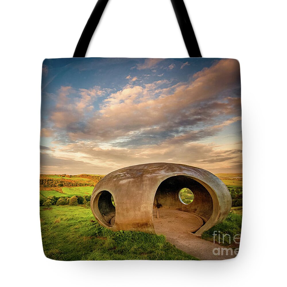 Atom Tote Bag featuring the photograph Atom Panopticon #3 by Mariusz Talarek