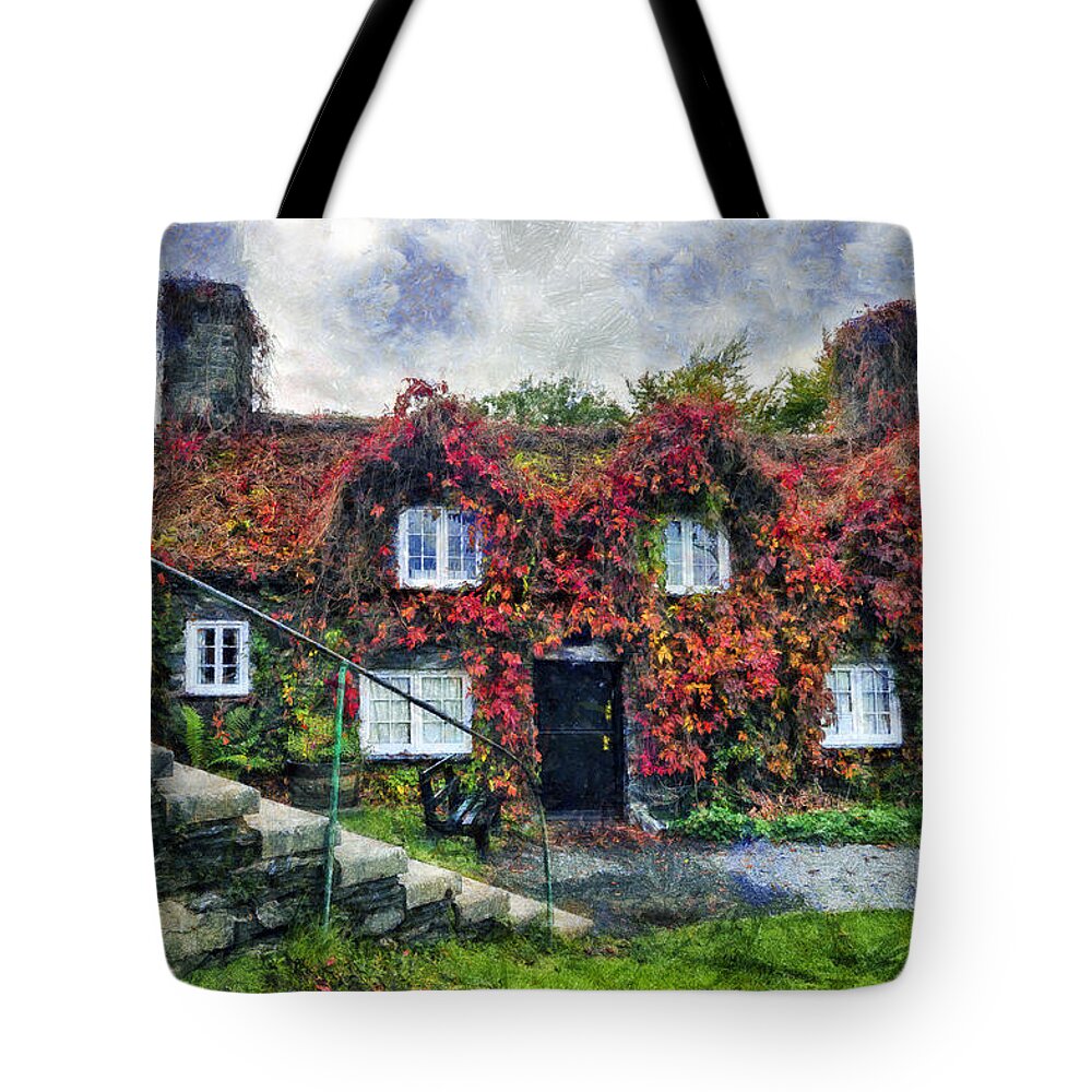 Autumn Tote Bag featuring the photograph Autumn Cottage #3 by Ian Mitchell