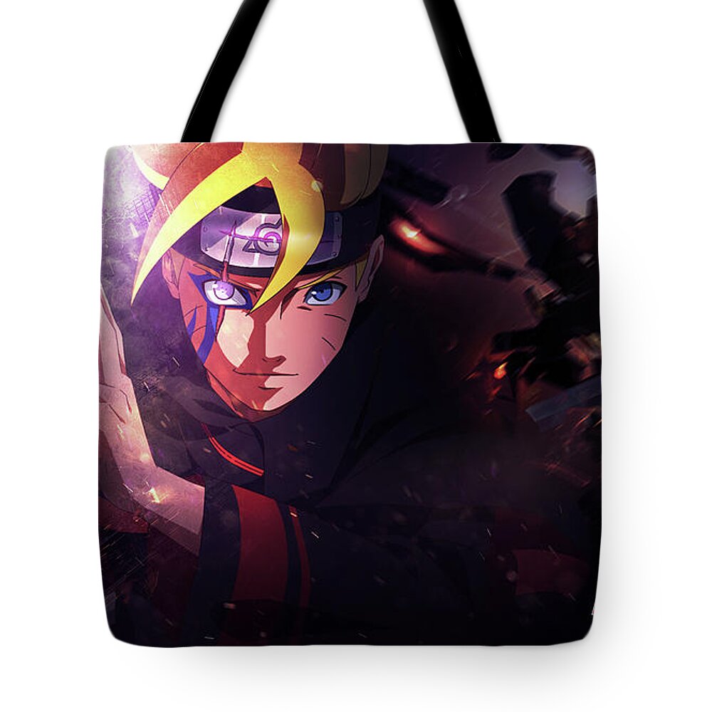 Boruto Tote Bag featuring the digital art Boruto #3 by Super Lovely