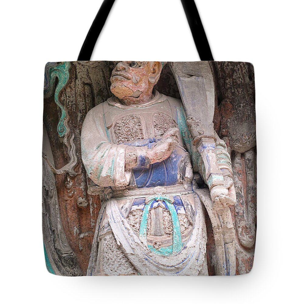 Dazu Rock Carving Tote Bag by Sinitar Photo - Pixels Merch