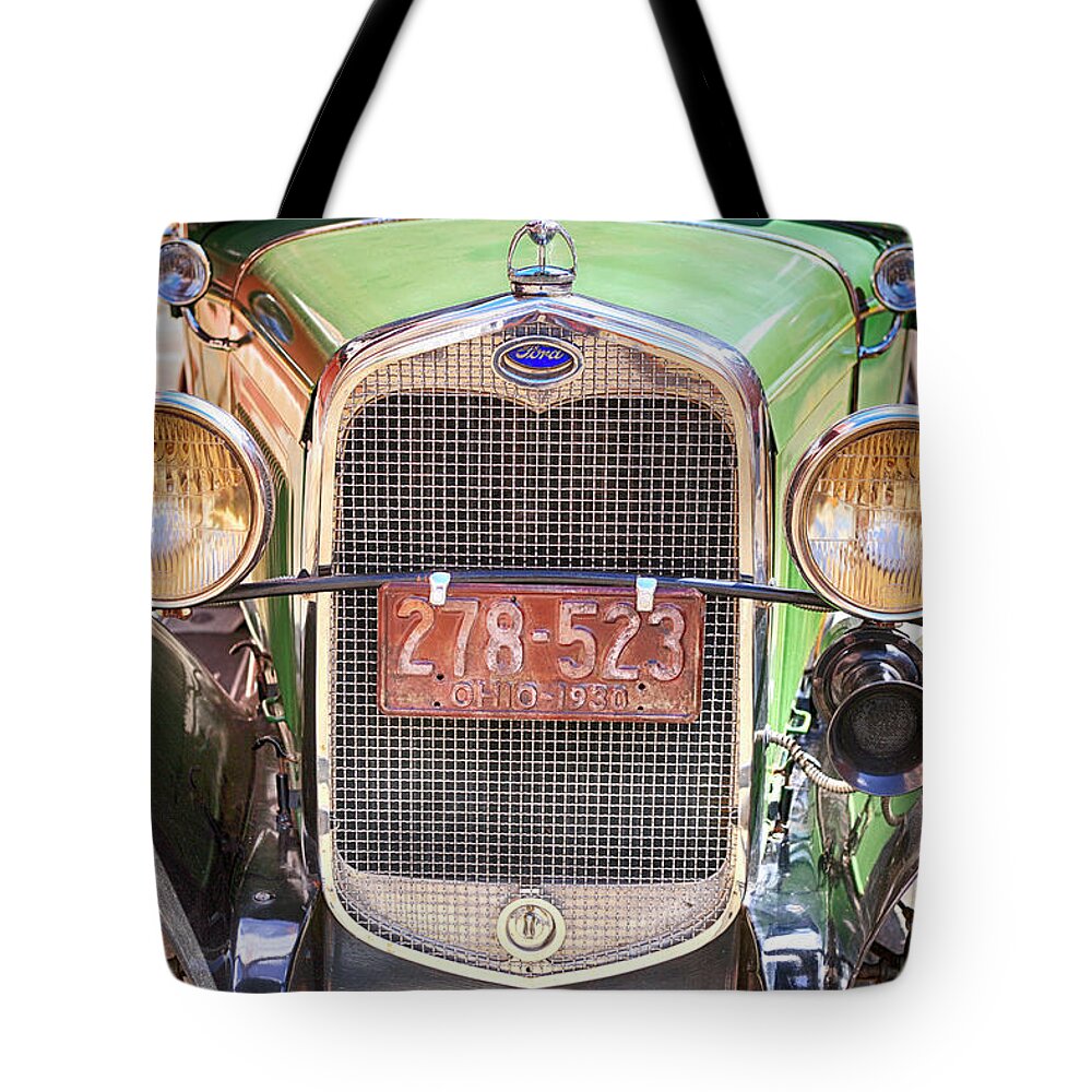 Vintage Tote Bag featuring the photograph Ford Model A #3 by Chris Smith