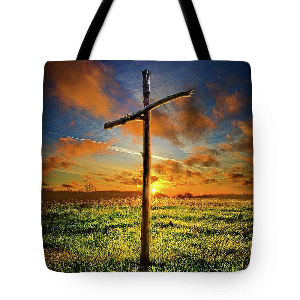 Religoussymbols Tote Bag featuring the photograph Good Friday #3 by Phil Koch