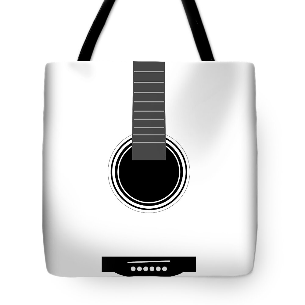 Abstract Tote Bag featuring the digital art Guitar #6 by Michal Boubin