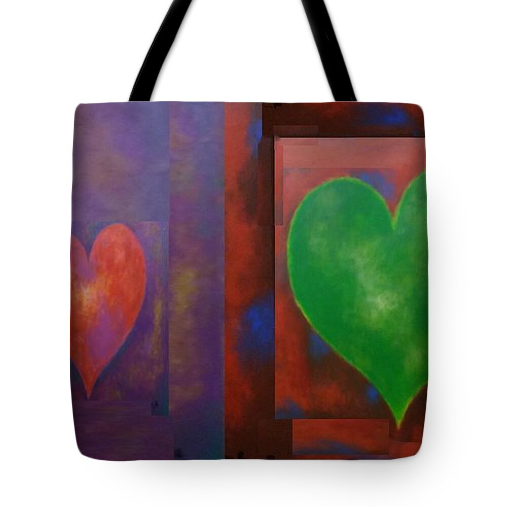 Heart Tote Bag featuring the photograph 3 Hearts by Rob Hans