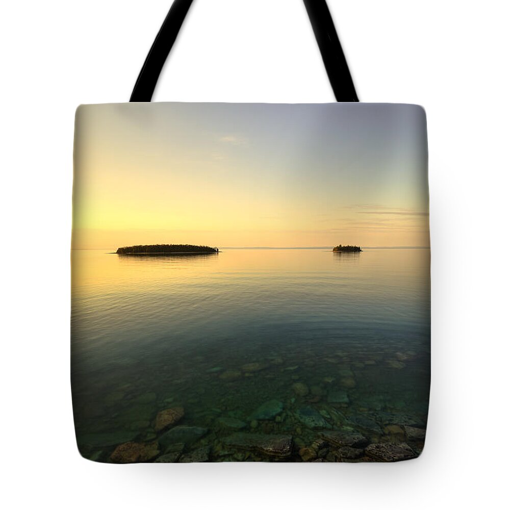 Boulder Tote Bag featuring the photograph 3 Islands by Jakub Sisak
