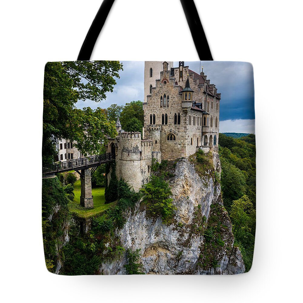 Lichtenstein Castle Tote Bag featuring the photograph Lichtenstein Castle - Baden-Wurttemberg - Germany by Gary Whitton