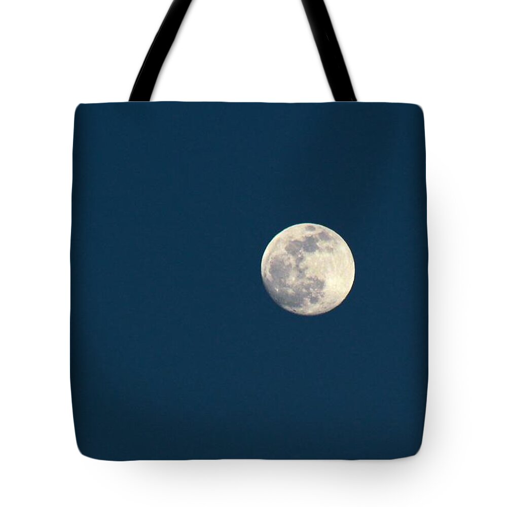 Moon Tote Bag featuring the photograph Moons #3 by Donn Ingemie
