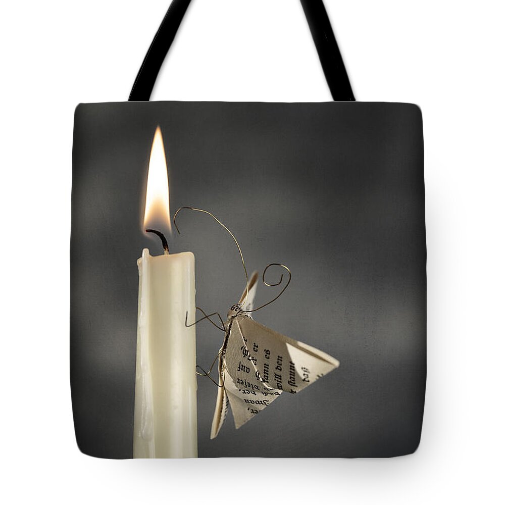 Butterfly Tote Bag featuring the photograph Paper Butterfly by Nailia Schwarz