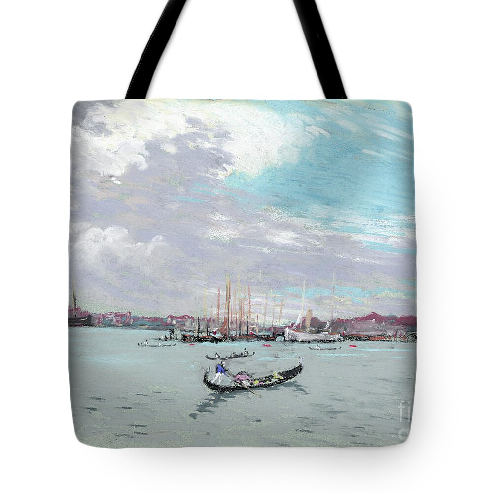 1905 Tote Bag featuring the drawing Pennell Venice, c1905 #3 by Granger