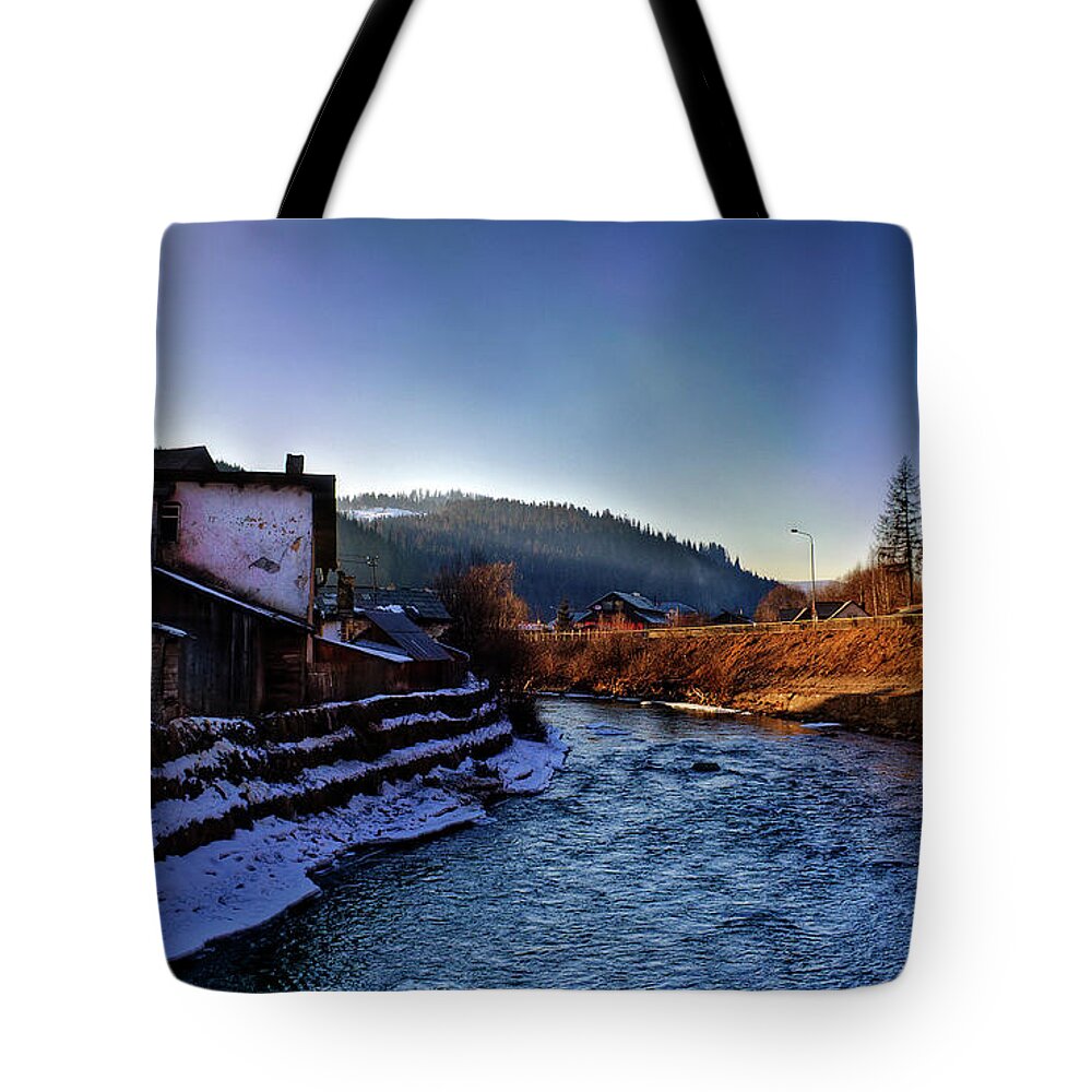 Place Tote Bag featuring the digital art Place #3 by Maye Loeser