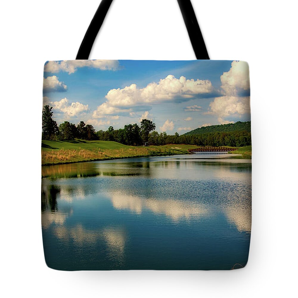 Ross Bridge Golf Course Tote Bag featuring the photograph Ross Bridge Golf Course - Hoover Alabama #3 by Mountain Dreams