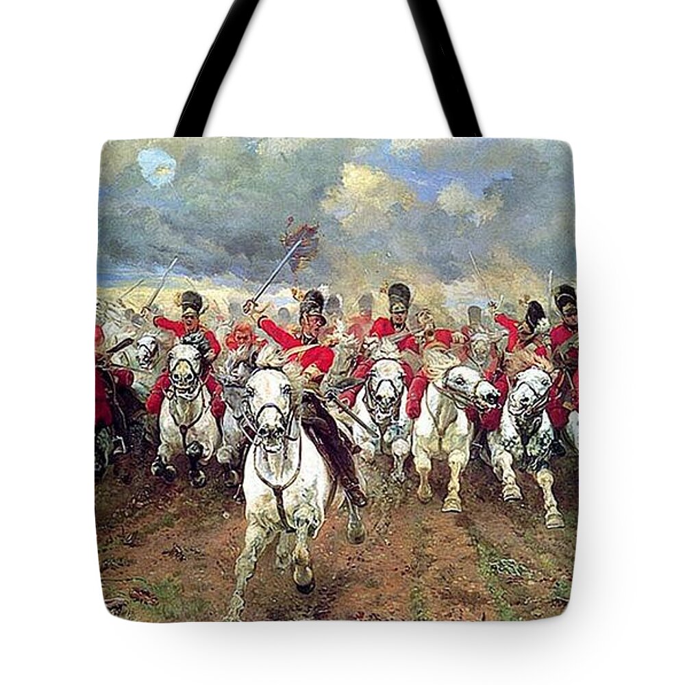 Scotland Forever! Tote Bag featuring the painting Scotland Forever #4 by Celestial Images
