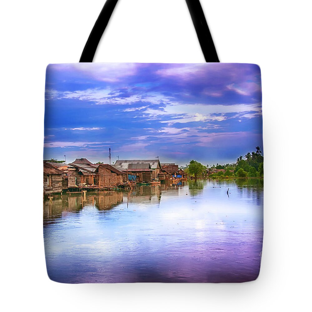Village Tote Bag featuring the photograph Village #3 by Charuhas Images